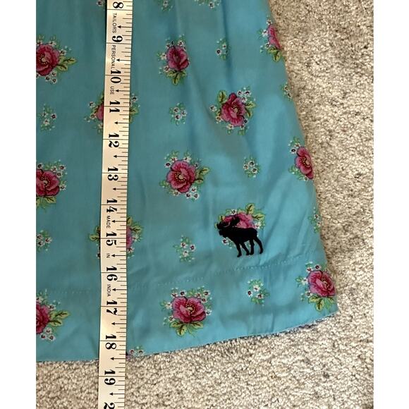 Ambercrombie & Fitch Sz Large CottageCore Costal Spaghetti Cross Back Mini Dress - Picture 6 of 10